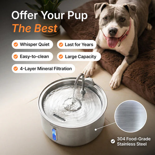 The FreshFlow Dog Fountain™